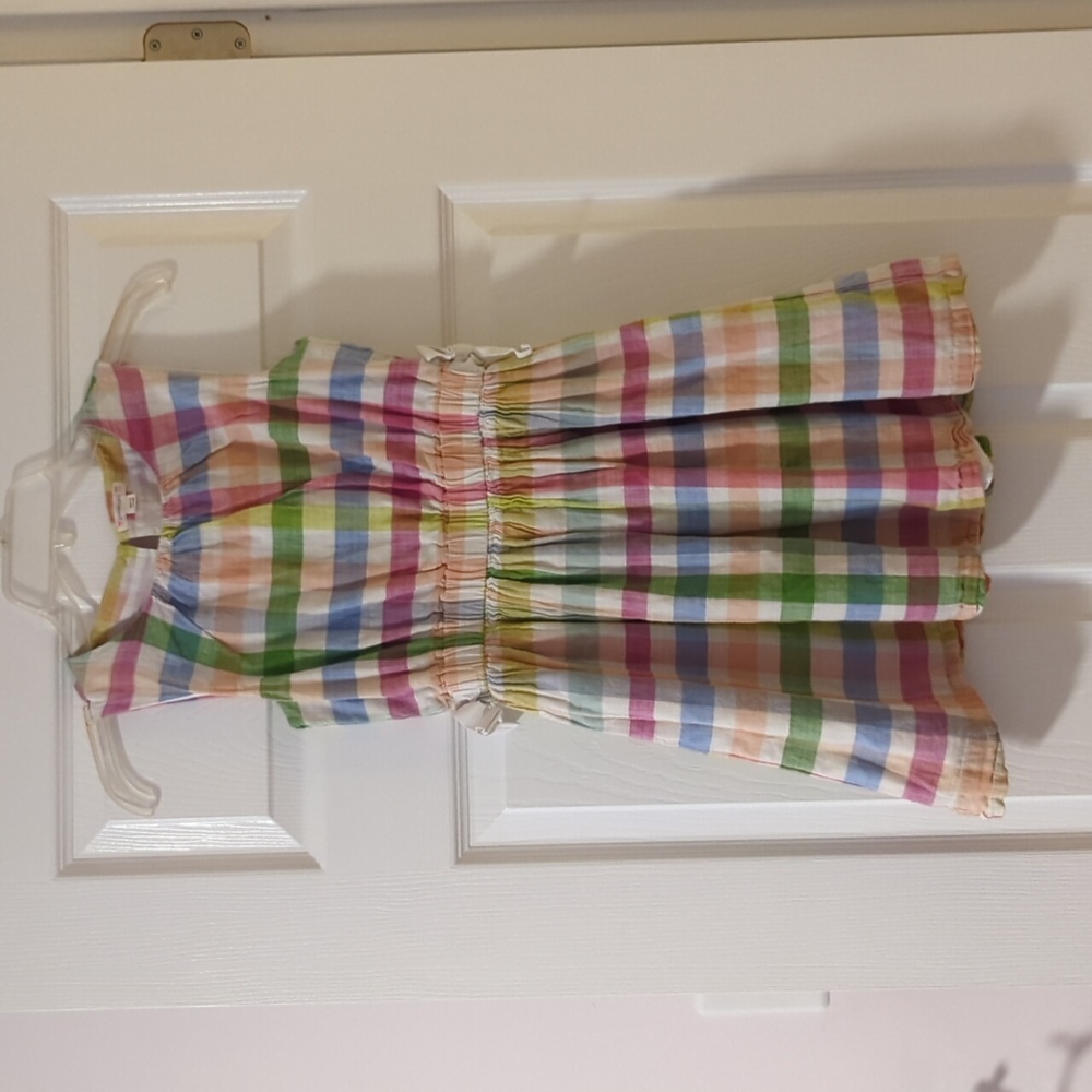 Crewcuts Pastel Plaid Summer Dress- Size 10